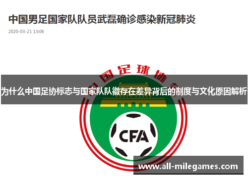 为什么中国足协标志与国家队队徽存在差异背后的制度与文化原因解析